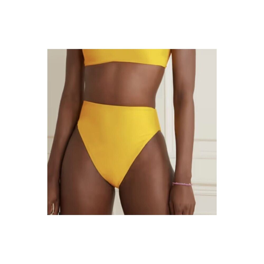 NWT Jade Swim Bottoms Womens Sz Small Bound Bottom in Golden High Waist